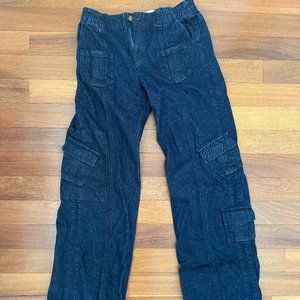 Urban Outfitters Blue Cargo Jeans